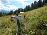 Passo di Costalunga / Karerpass - Cima Latemar / Latemarspitze